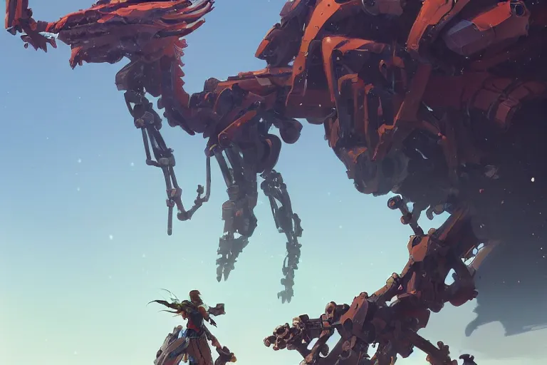 Image similar to longleg machine mecha animal beast robot of horizon forbidden west horizon zero dawn bioluminiscence, behance hd by jesper ejsing, by rhads, makoto shinkai and lois van baarle, ilya kuvshinov, rossdraws global illumination