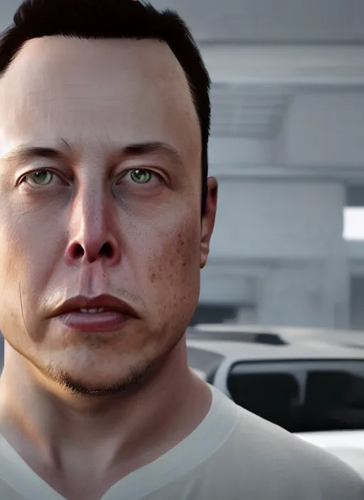 Prompt: highly detailed portrait elon musk gta 5 art, unreal engine, fantasy art by greg rutkowski, global illumination, radiant light