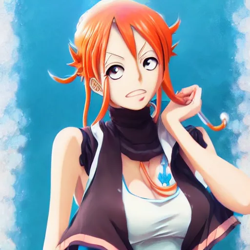 One Piece Nami - Nami_04-pruned, Stable Diffusion LoRA