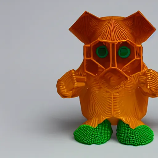 Image similar to photo of a 3 d resin printed toy