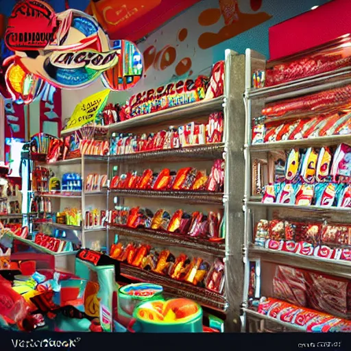 retro candy store,winter,cinematic Stable Diffusion OpenArt