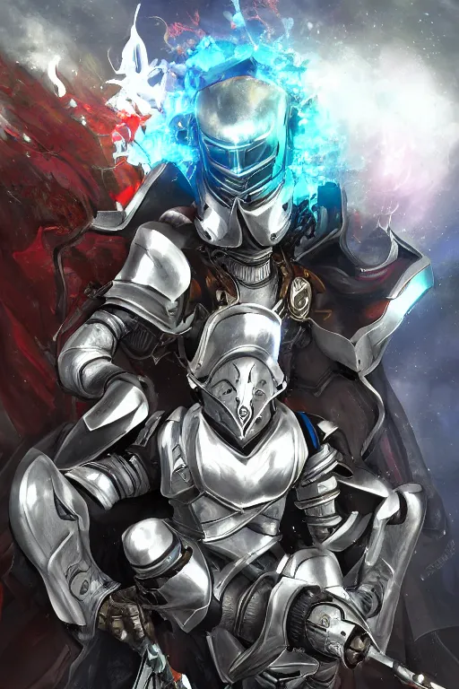 Image similar to helmet armor guardian destiny in witch queen illumination ray tracing hdr fanart arstation by sung choi robot ninja mask and eric pfeiffer and gabriel garza and casper konefal