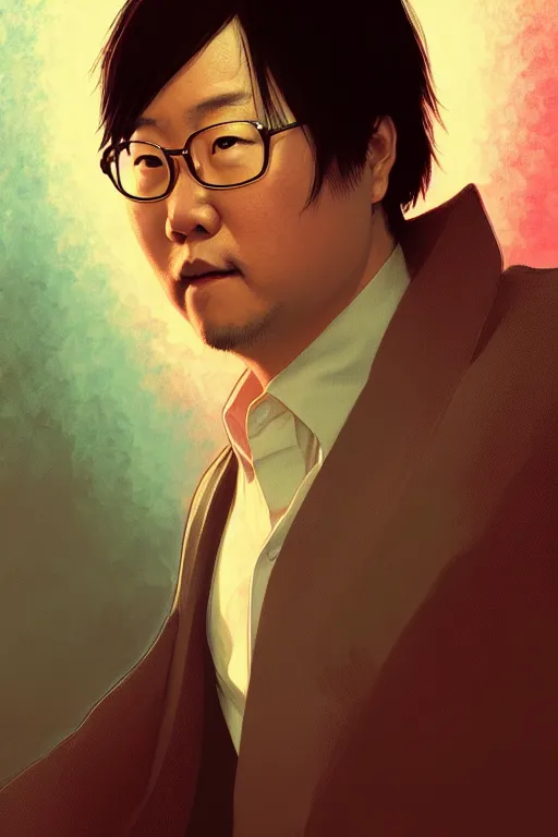 Prompt: a portrait of hiro nakamura, fantasy, sharp focus, intricate, elegant, digital painting, artstation, matte, highly detailed, concept art, illustration, ambient lighting, art by ilya kuvshinov, artgerm, alphonse mucha, and greg rutkowski