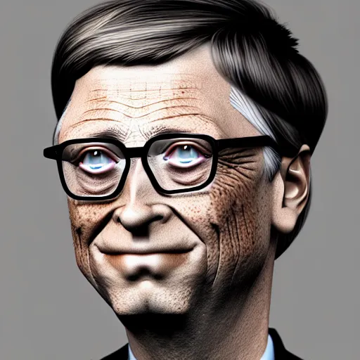 Prompt: bill gates face fused grape! cluster, ef 8 5 mm f 1. 8 usm, bionic scifi alexandre ferra, hyper detailed, digital art, trending in artstation, cinematic lighting, smooth render, unreal engine 5 rendered, octane rendered