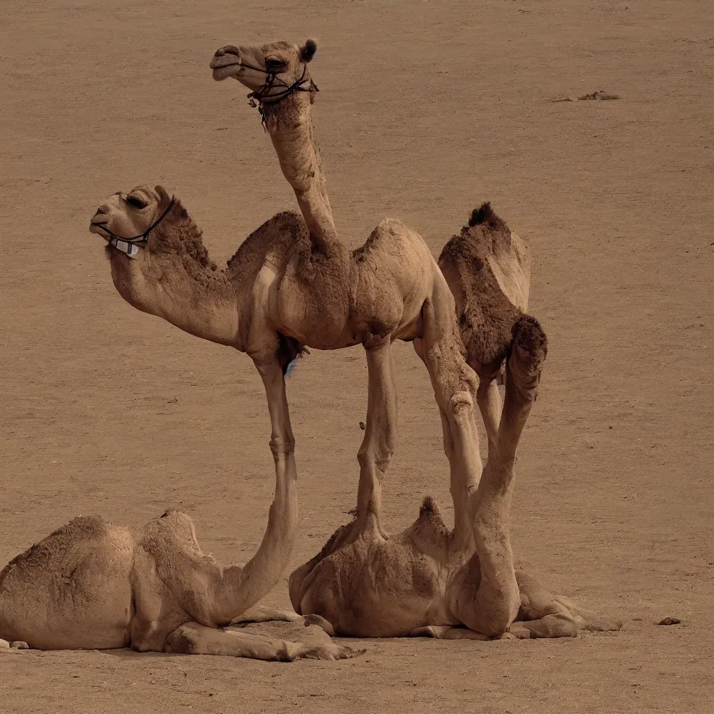 Image similar to a camel by charles bell