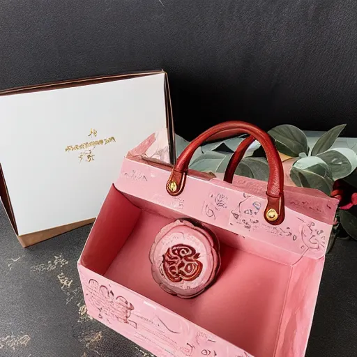 Image similar to mooncake 🥮 handbag 👜 👝 packaging