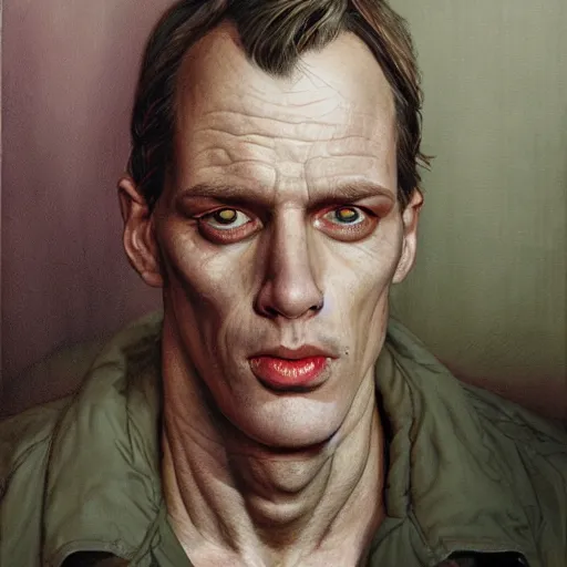 Image similar to portrait of Erik Svensson, very detailed painting by Glenn Fabry, by Joao Ruas