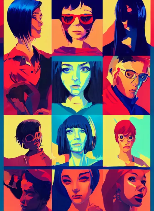 Image similar to portrait illustration, pop art, splash painting, art by ilya kuvshinov, greg rutkowski and makoto shinkai, dan mumford, artstation