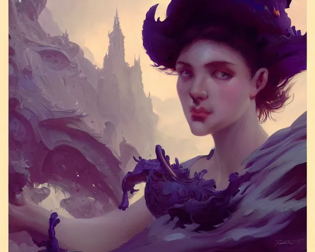 Image similar to photography of yves klein, deep focus, d & d, fantasy, intricate, elegant, highly detailed, digital painting, artstation, concept art, matte, sharp focus, illustration, hearthstone, art by artgerm and greg rutkowski and alphonse mucha