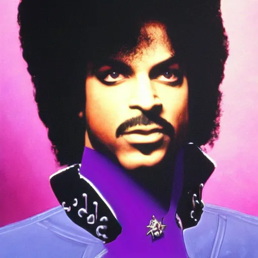 Image similar to prince from purple rain