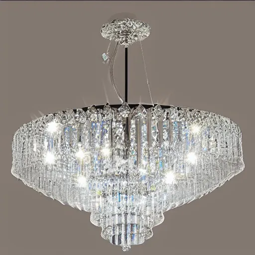 Image similar to crystal chandelier with a design of a swan by swarovski