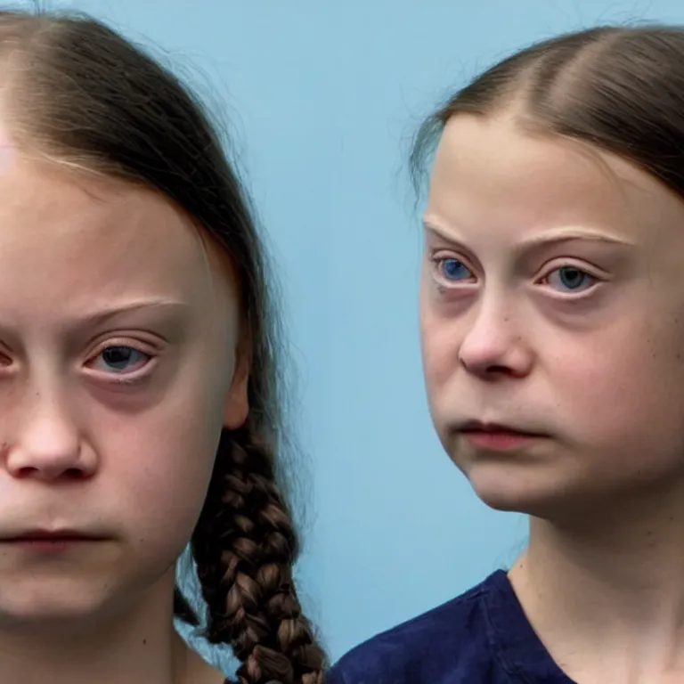 Image similar to greta thunberg mugshot