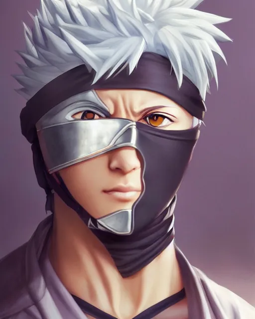 Naruto Kakashi sensei (black) - @brentthecreator gallery - Digital Art,  People & Figures, Animation, Anime, & Comics, Anime - ArtPal