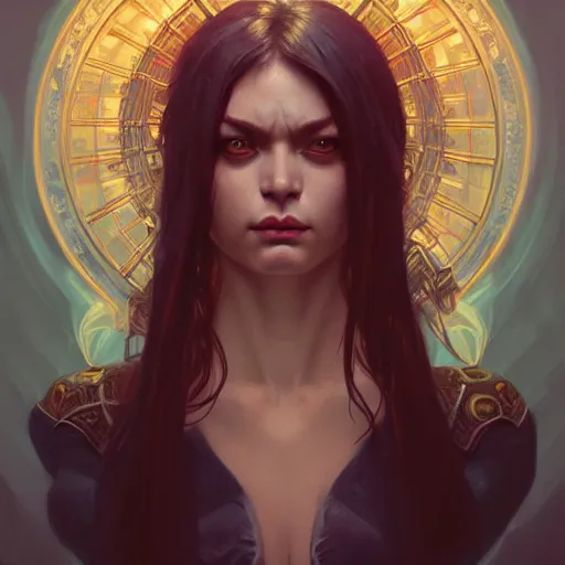 Image similar to perfectly - centered - portrait - photograph of demon, super highly detailed, professional digital painting, artstation, concept art, smooth, sharp focus, no blur, no dof, extreme illustration, unreal engine 5, 8 k, art by artgerm and greg rutkowski and alphonse mucha loish and wlop