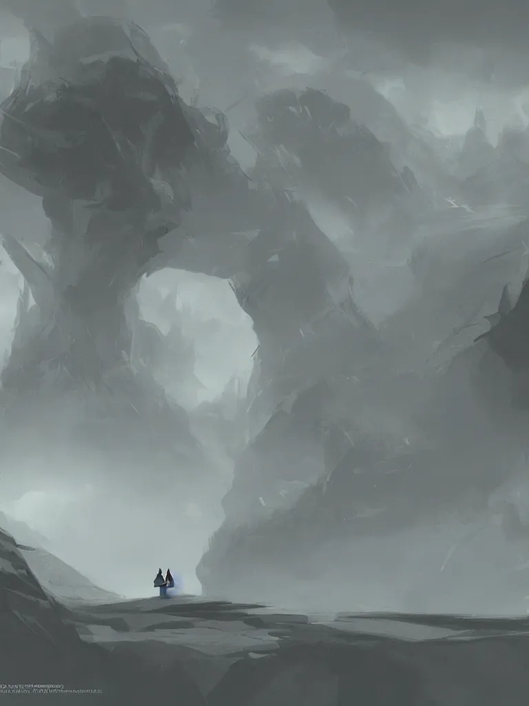 Image similar to solitude by Disney Concept Artists, blunt borders, rule of thirds