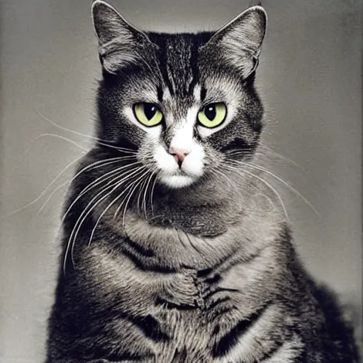 Prompt: photograph of a cat by annie leibovitz