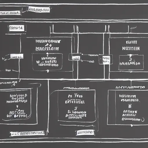 Image similar to diagram showing the internal structure of an election, on chalkboard, realistic, nikon d 3 0 0 0