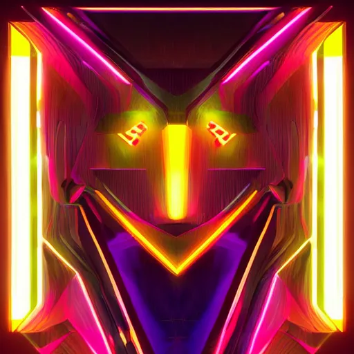 Prompt: the most original and beautiful profile picture on discord, symetrical, 4 k, beautiful gorgeous digital art, trending on artstation, neon lights, colorful, joyful