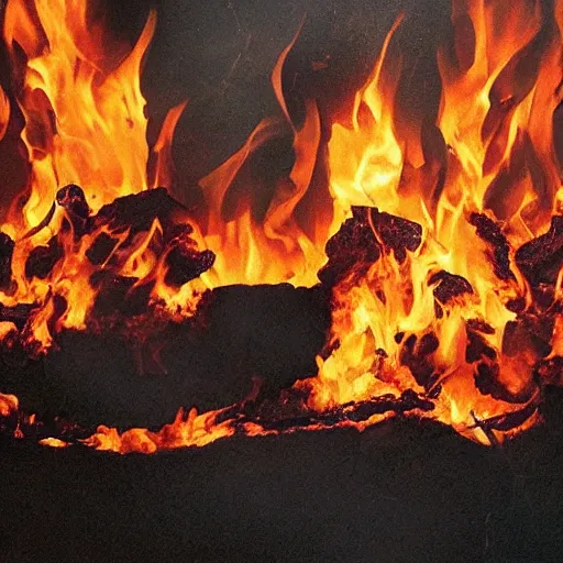 Image similar to inferno