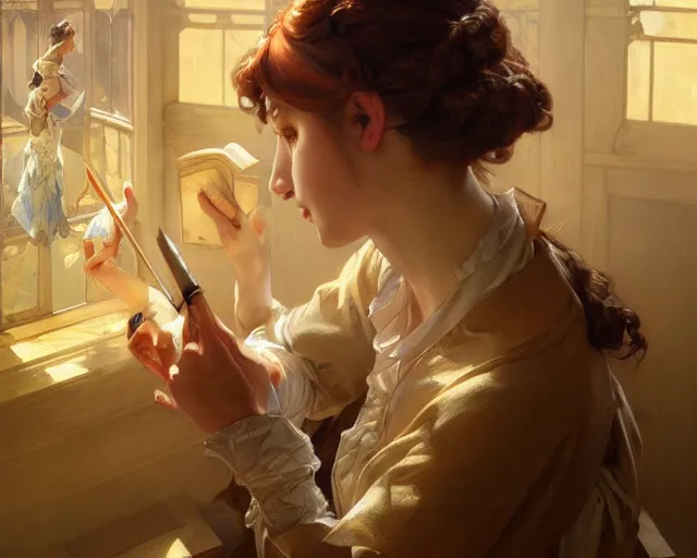 Image similar to photography of charles spencelayh, deep focus, d & d and mtg, fantasy, intricate, elegant, highly detailed, digital painting, artstation, concept art, matte, sharp focus, illustration, hearthstone, art by artgerm and greg rutkowski and alphonse mucha