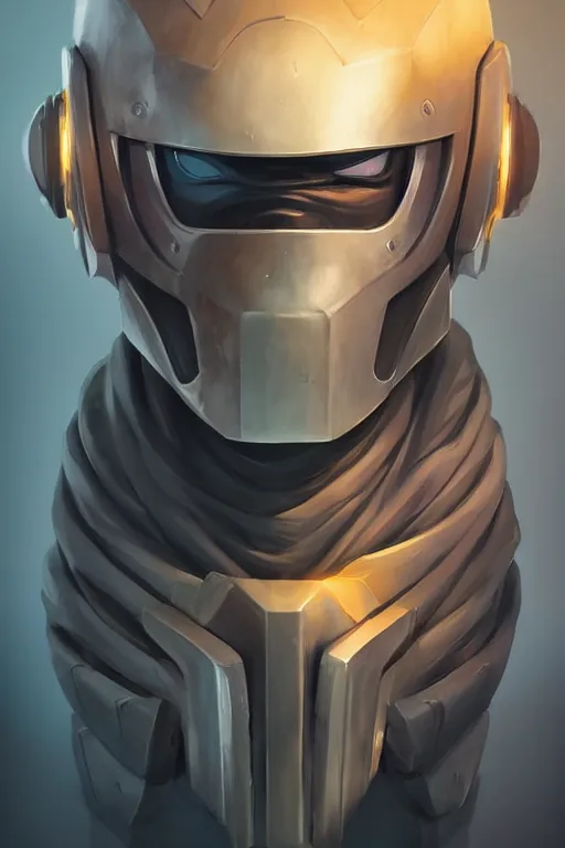 Image similar to epic mask helmet robot ninja portrait stylized as fornite style game design fanart by concept artist gervasio canda, behance hd by jesper ejsing, by rhads, makoto shinkai and lois van baarle, ilya kuvshinov, rossdraws global illumination radiating a glowing aura global illumination ray tracing hdr render in unreal engine 5