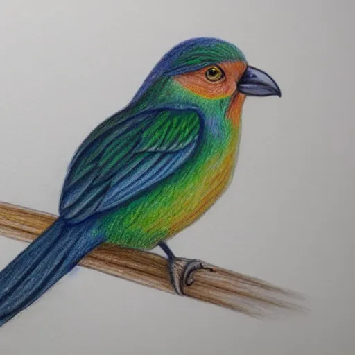 Lovebirds Drawing