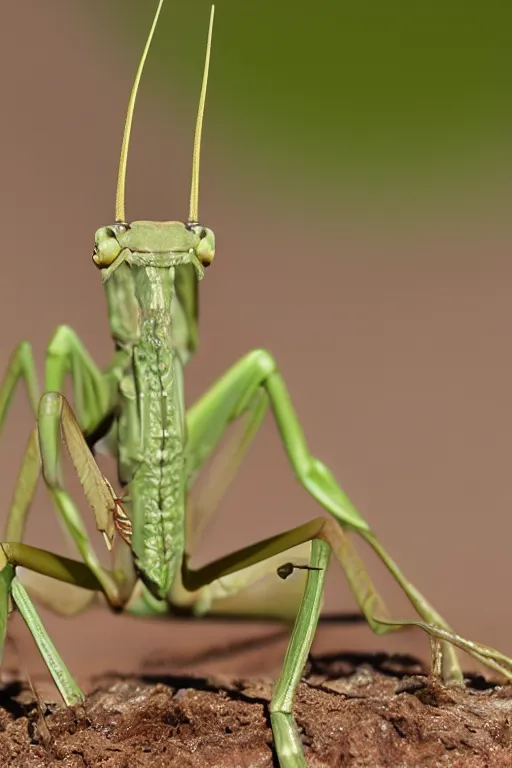 Image similar to praying mantis