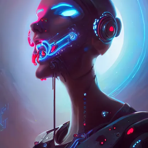 Image similar to a portrait of a beautiful cybernetic necromonger, cyberpunk concept art by pete mohrbacher and wlop and artgerm and josan gonzales, digital art, highly detailed, intricate, sci-fi, sharp focus, Trending on Artstation HQ, deviantart, unreal engine 5, 4K UHD image