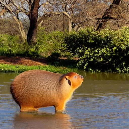 Prompt: capybara in st. louis