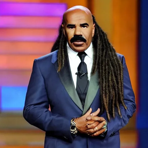 Image similar to steve harvey will dreadlocks