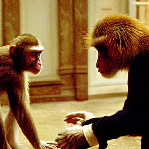 Image similar to Monkeys in the manor house of Eyes Wide Shut (1999)