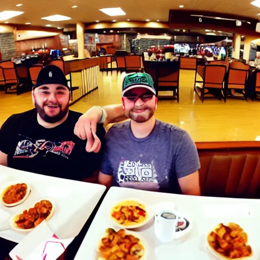 Prompt: GoPro photo sitting across WingsofRedemption at Golden Corral