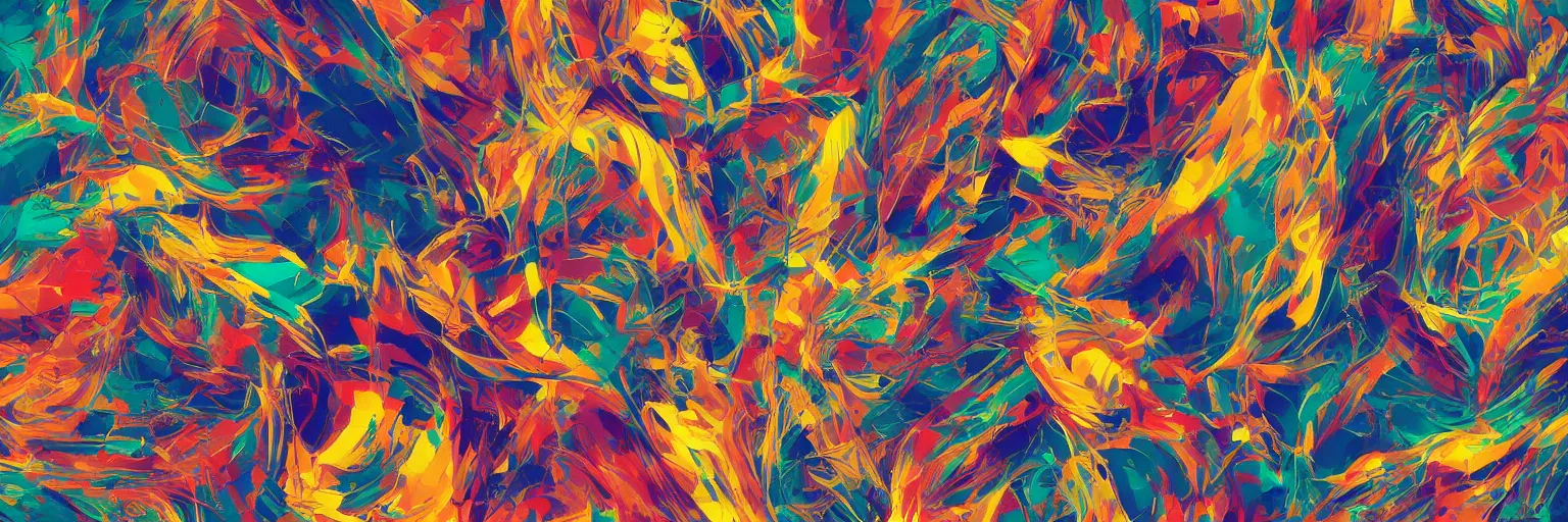 Image similar to abstract wallpaper design, popular on artstation