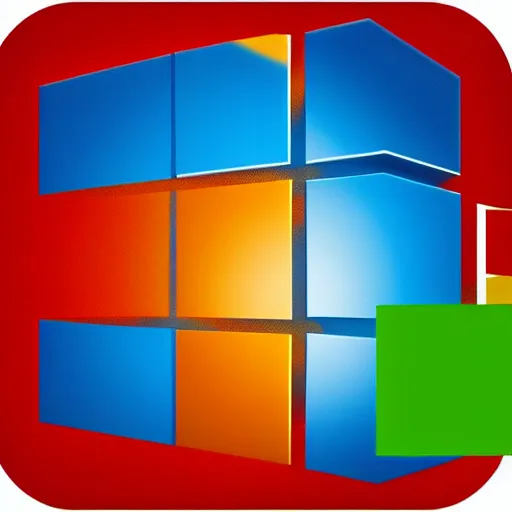 Prompt: Microsoft Windows 12 Icon