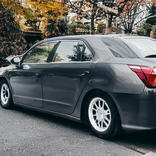 Prompt: photo of a car with a hundred wheels