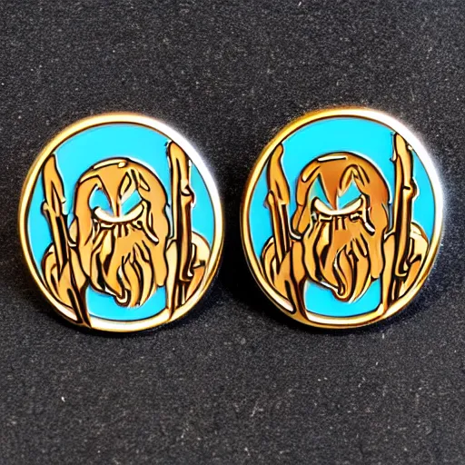 Image similar to gimli enamel pin