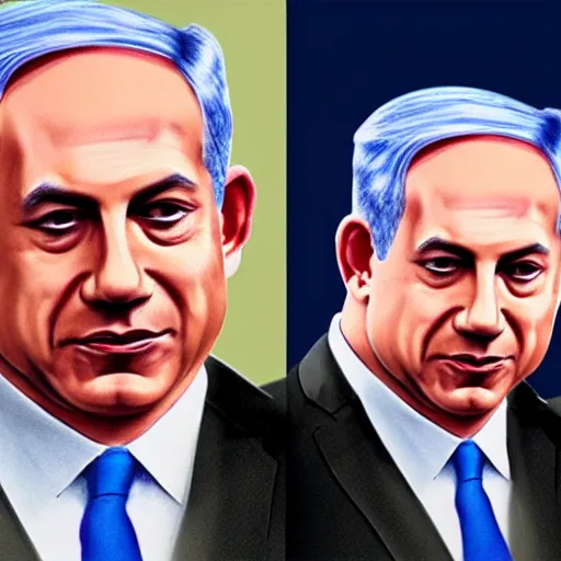 Image similar to benjamin netanyahu portrait, photorealistic, detailed