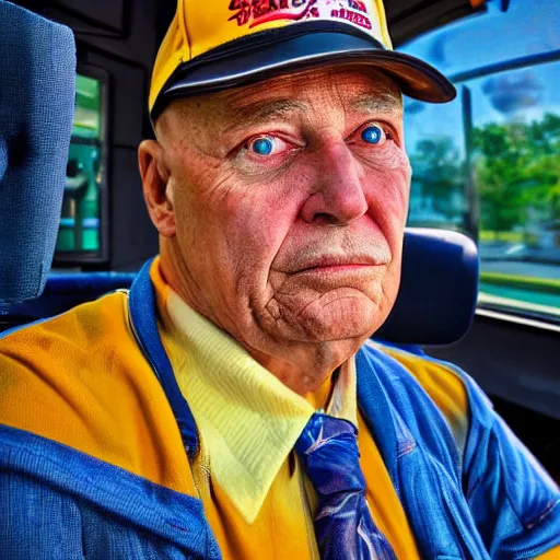 Image similar to stunning award winning hyperrealistic hdr 8 k highly detailed portrait photo of otto mann the simpsons school bus driver as a real human