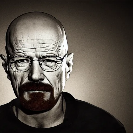 Image similar to pizza made of walter white, unreal, render, splash, award winning photograph