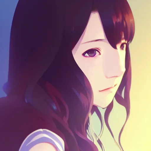 Image similar to a beautiful young japanese anime kat dennings alluring instagram model in crop top, by ilya kuvshinov and artgerm, aesthetic, gorgeous, alluring, attractive, gapmoe yandere grimdark, trending on pixiv fanbox, painted by greg rutkowski makoto shinkai takashi takeuchi studio ghibli, akihiko yoshida