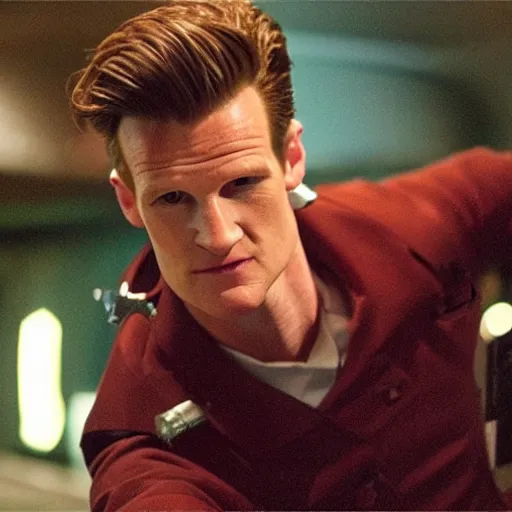 Prompt: Matt Smith as the T1000