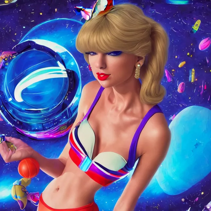 Prompt: portrait of Taylor Swift as Lola Bunny in Space Jam 1996. HD, 4K. intricate abstract. intricate artwork. by Tooth Wu, wlop, beeple, dan mumford. octane render, trending on artstation, greg rutkowski very coherent symmetrical artwork. cinematic, hyper realism, high detail, octane render, 8k, iridescent accents
