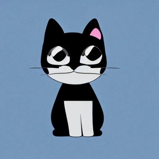 Image similar to pixar animation cute cartoon cat