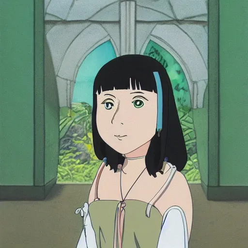 Image similar to A portrait of Saramalacara, by Studio Ghibli