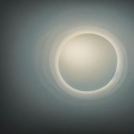 Prompt: 22th frame of a chaotic painting of ethereal rings of light, volumetric lighting