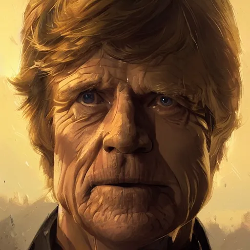 Prompt: star wars portrait of a robert redford by greg rutkowski, he is about 2 0 years old, thousand meter stare, wearing jedi robes, highly detailed portrait, scifi, digital painting, artstation, concept art, smooth, sharp foccus ilustration, artstation hq.