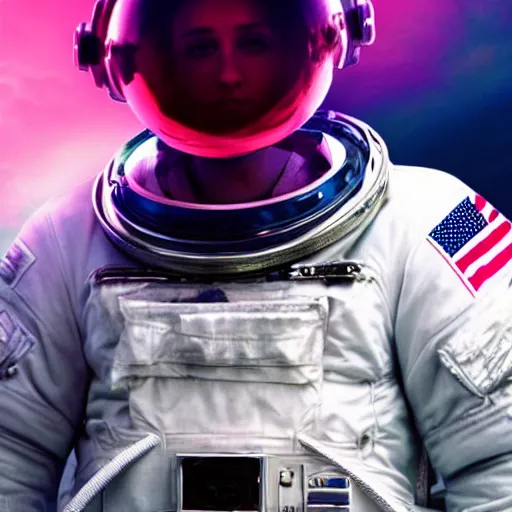 Prompt: rainbow vapor wave astronaut movie still, cinematic, photorealistic, extreme detail, sharp focus, 8 k, intricate, hyper detailed, realistic, cinematic lighting