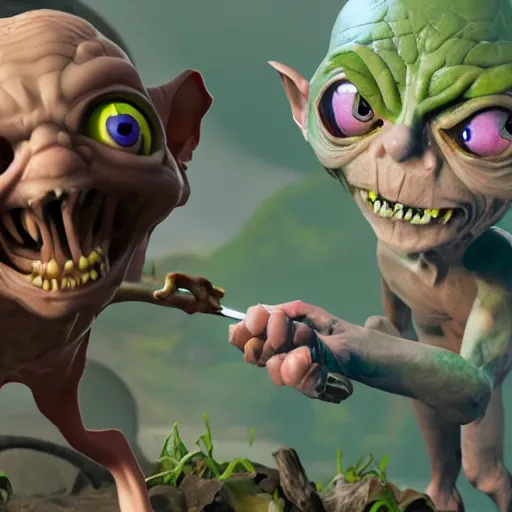 Image similar to Gollum fortnite battle royale