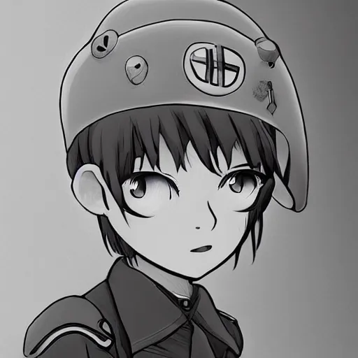 Image similar to beautiful little boy in nazi uniform posing. made in abyss art style, inspired by kris from deltarrune, cute detailed artwork, anatomically correct, soft details, ilya kuvshinov, reflection, perfect composition, portrait, illumination, digital art, detailed anime soft face, symmetrical face