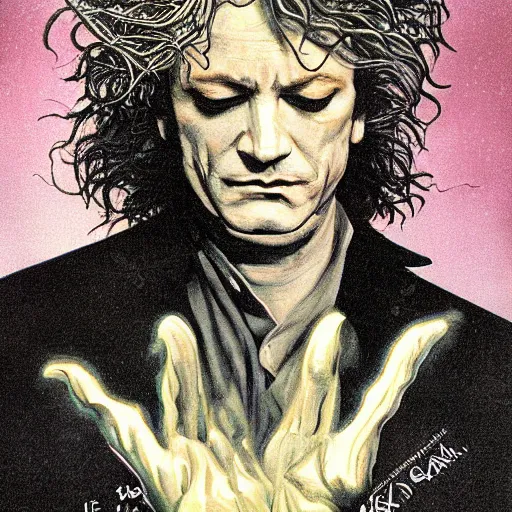 Image similar to dream of the endless sandman Morpheus Neil Gaiman by Darrell k. Sweet